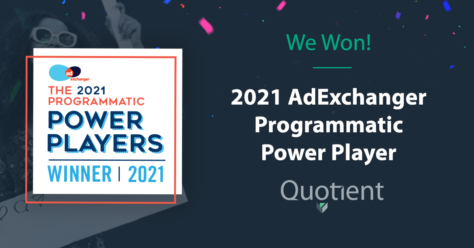 AdExchanger Names Quotient a Programmatic Power Player